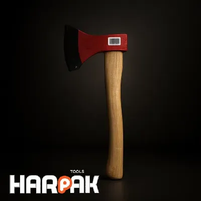 تبر دسته چوبی 800 گرمی